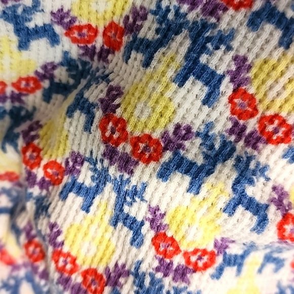 Free People Gray Heather Hoodie with lace and waffle print detail - Picture 6 of 6